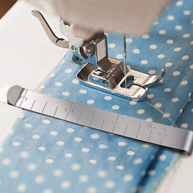 10 PCS Quilting Tool Clips Engraved Measuring Ruler Sewing Rulers Fabric Metal