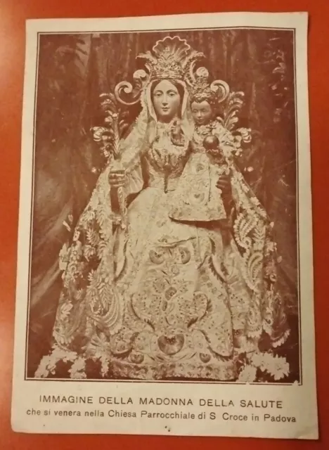 Santino / Preghiera Immagine della Madonna della Salute di S. Croce di Padova