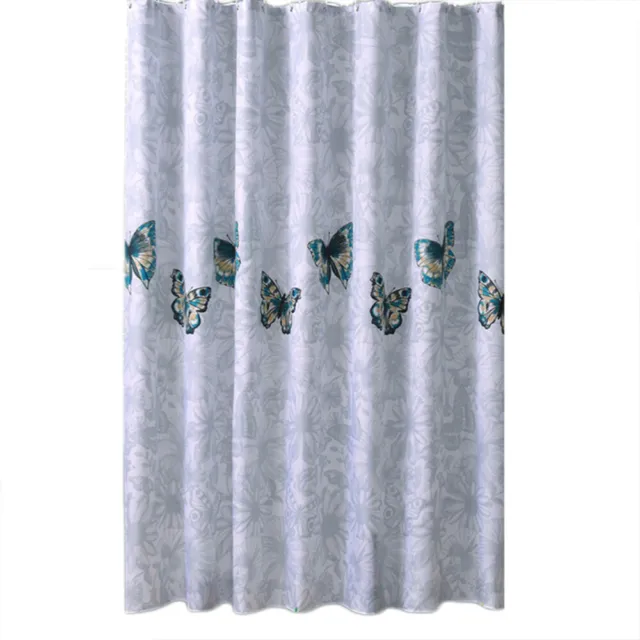 Cortina de ducha de baño impermeable cortina de tela de poliéster cortina de baño 180x180 cm