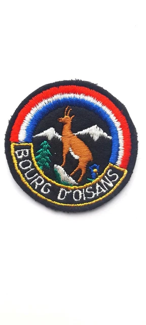 Patch Tissu SK2044 - Ski Montagne Vosges, Made In France, Vintage