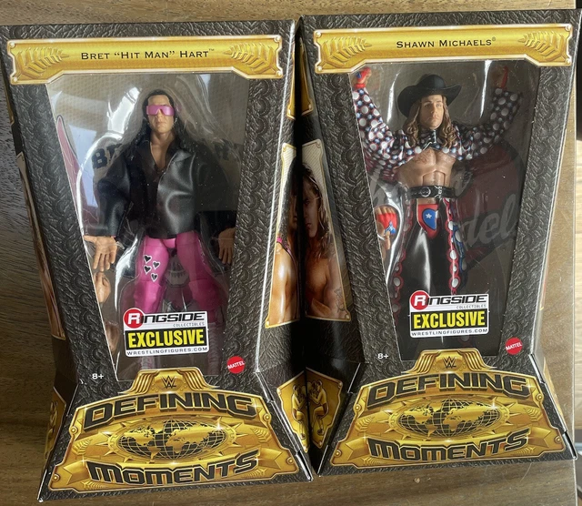 WWE BRET HART & Shawn Michaels Defining Moments Ringside Exclusive