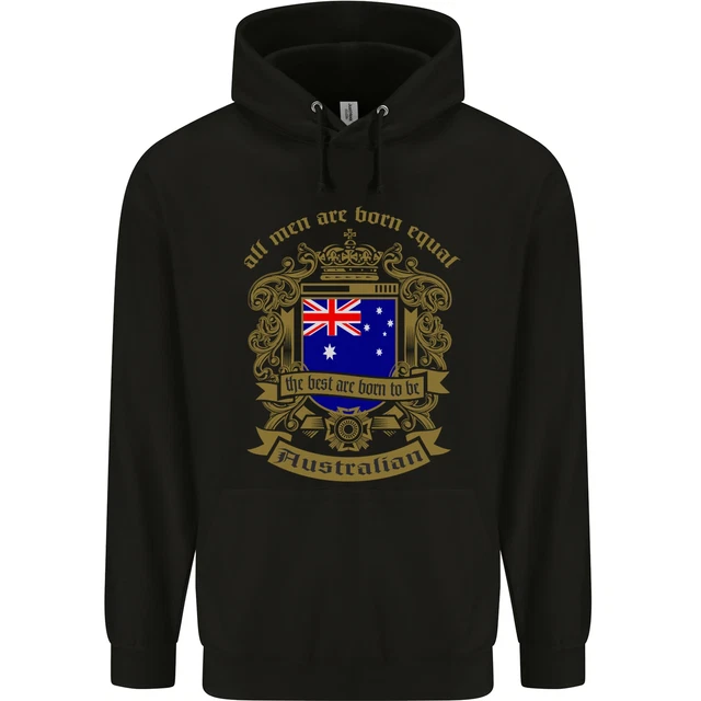 All Men Are Born Equal Australian Australia Childrens Kids Hoodie