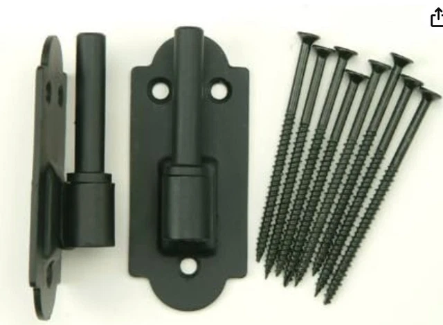 1/2" Offset Shutter Pintles (Pair) Stainless SteelBrand