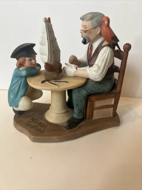 Norman Rockwell 1981 Arnart Imports Figurine Americana Sea Captain