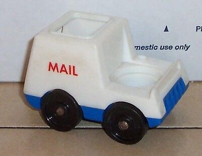 Vintage 80's Fisher Price Little People Mail Truck #2500 FPLP
