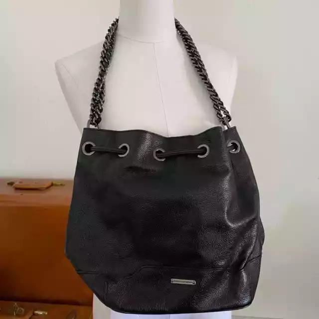 Rebecca Minkoff Leather Lexi Bucket Bag Purse