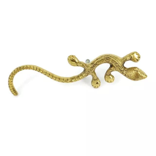 large GECKO 20 cm handles pulls cast solid 100 % BRASS  8" KNOBS left right B 3