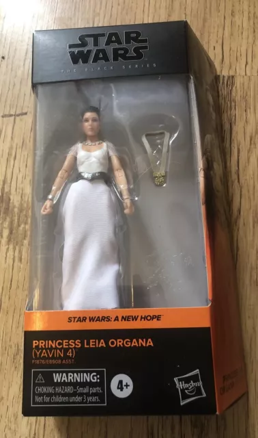 Star Wars The Black Series Princess Leia Organa (Yavin 4) Collectable Figure