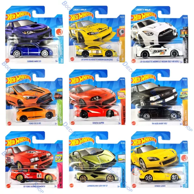 Hot Wheels Autos JDM Druckguss Modell Auto Spielzeug Mainline Premium TH 1:64 wöchentliches Update