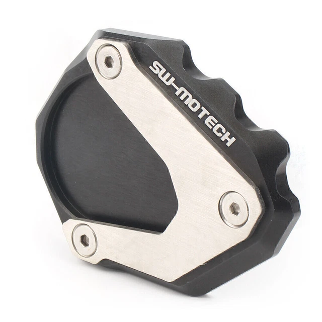 Black Kickstand Side Stand Extension Foot Plate Pad For BMW BMW R1200ST 2003-07