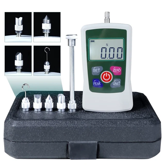 500N DIGITAL FORCE Gauge HighPrecision PushPull Meter Units (N, kg
