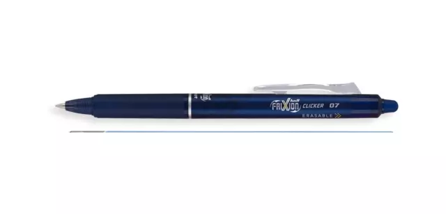 PILOT Stylo roller FRIXION BALL CLICKER 0.7 Bleu noir