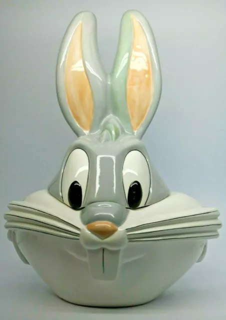 1996 Warner Brothers Looney Tunes Bugs Bunny Bust Cookie Jar