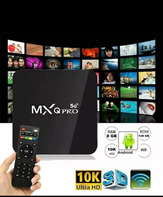 Smart Tv Box 10K Wifi 5G Android Hdr 8Gb Di Ram E 128 Gb Di Rom Hdmi Mini Pc App