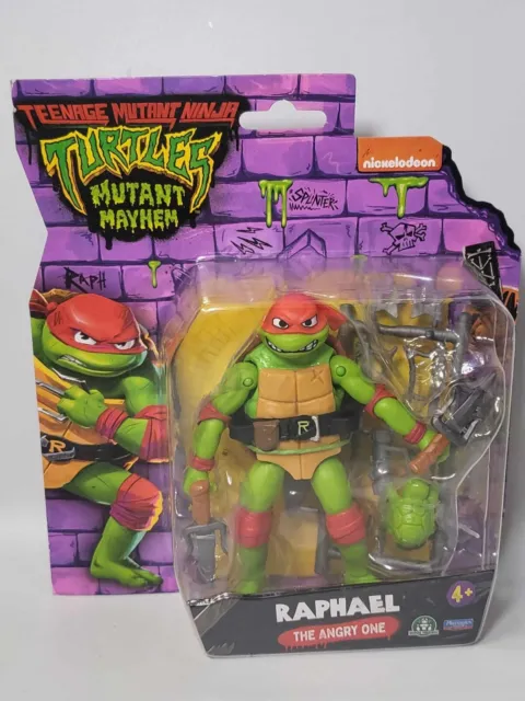 Personaggio Articolato Playmates Toys Raphael Tartarughe Ninja Tmnt Mayhem 12 CM