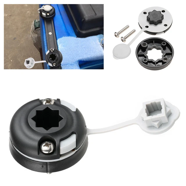thumbnail image 2 of 2-Piece PVC Inflatable Boat Tent Base - 180° Rotatable Canopy Mount For Kayaks 2 of 14