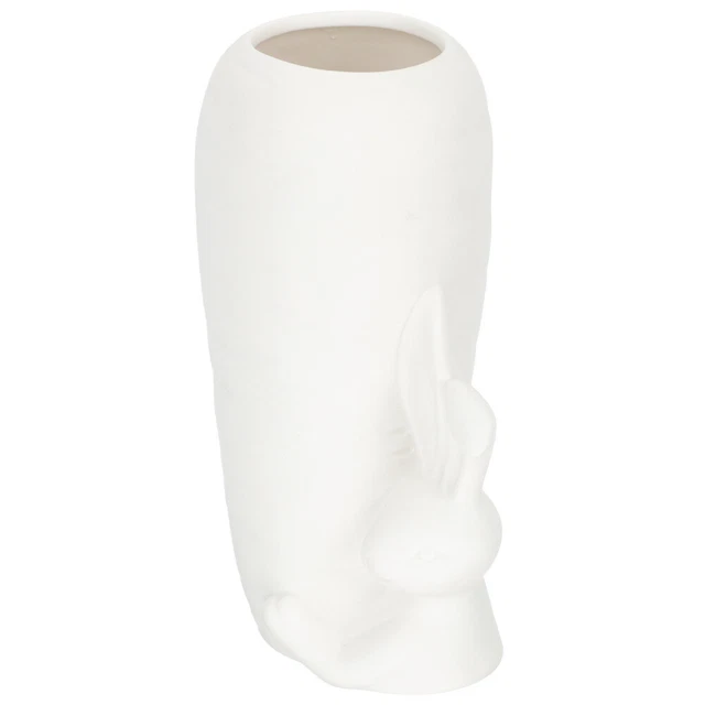 White Vase Ceramic Vase Decor Home White Flower Vase Decorate