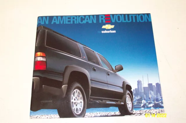 2005 Chevrolet Chevy Suburban Truck Sales Brochure