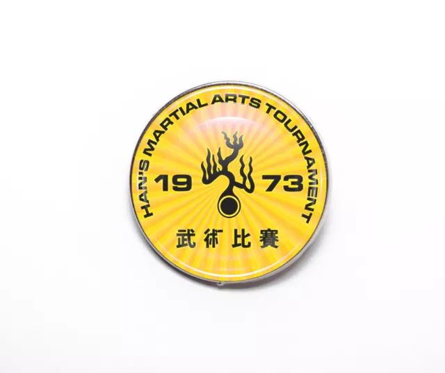 Bruce Lee Inspired Enter the Dragon 25mm Pin Badge