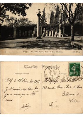 774248 SÉTIF CPA AK ALGERIA Statue d'Acis au Jardin d'Orléans 