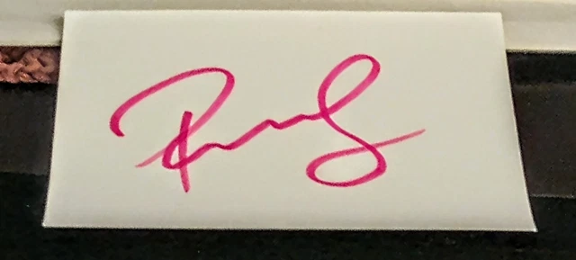 Robert Downey Jr. Hand-Signed Autograph Index-Type Card Red Sharpie 100% Orig.