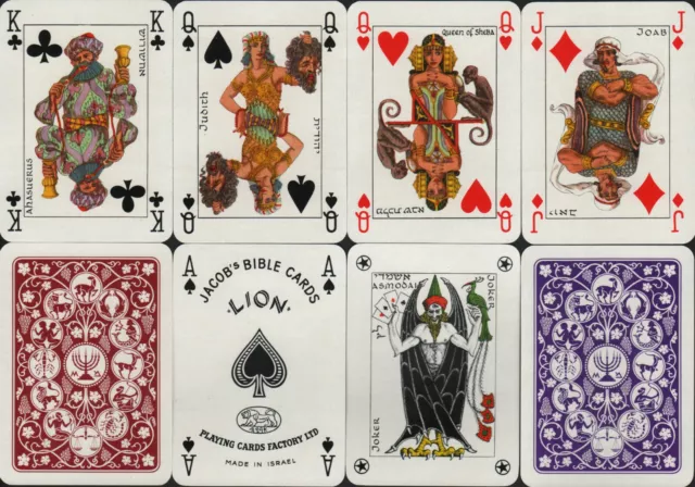 Jacob's Bible Cards - Lion Playing Cards - Kartenspiel / Spielkarten