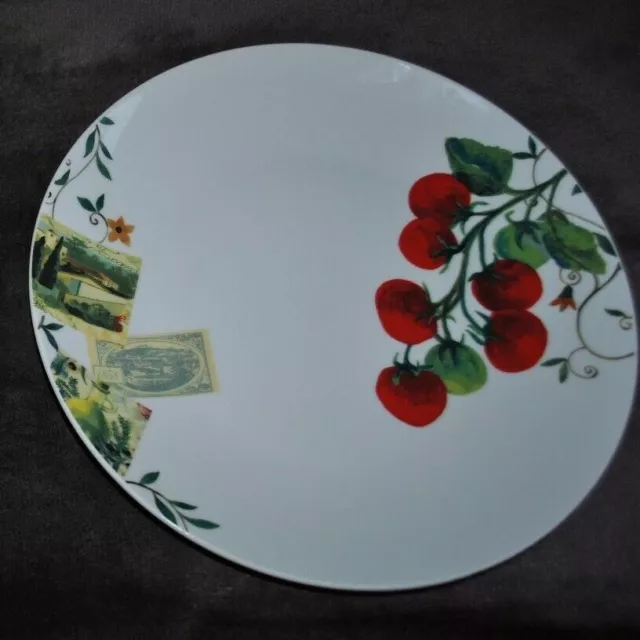 NEW PAPERPRODUCTS DESIGN  Dinner Plate  Adriana CIRSTEA/CREATIF Stamp Tomato