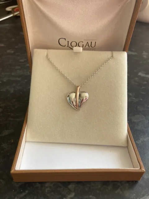 Clogau Gold Cariad Heart Pendant Necklace CAHP Hadleigh Jewellery and Gifts