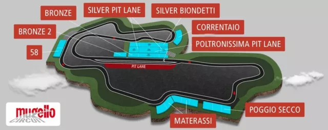 2 Biglietti Moto GP Mugello - Tribuna - Domenica 11 Giugno 2023