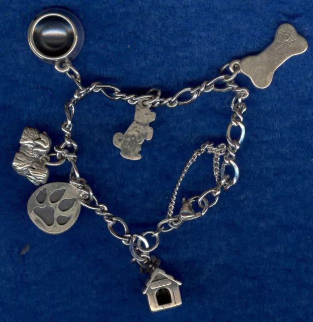 Sterling Silver Texas Charm Bracelet