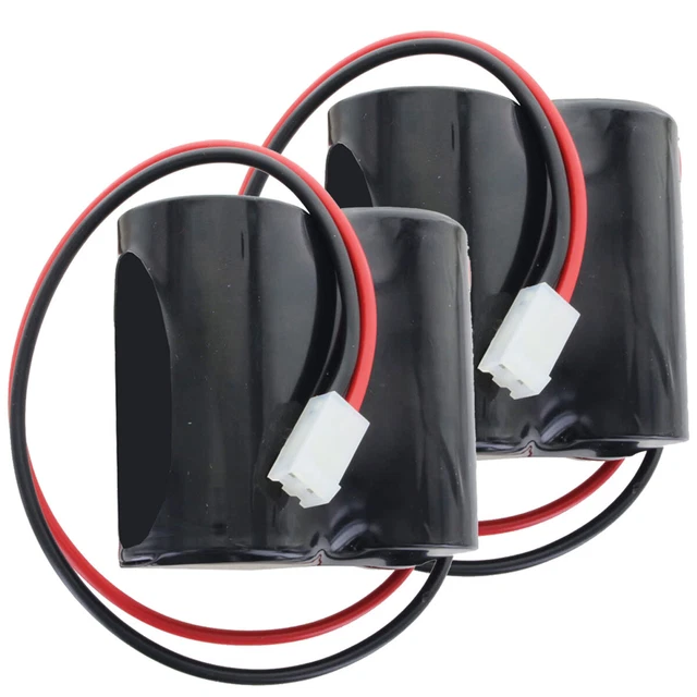ABUS FU2986 kompatibel für 2WAY-Funk-Außensirene, 2 Stück Nachbau BatteriePack 3