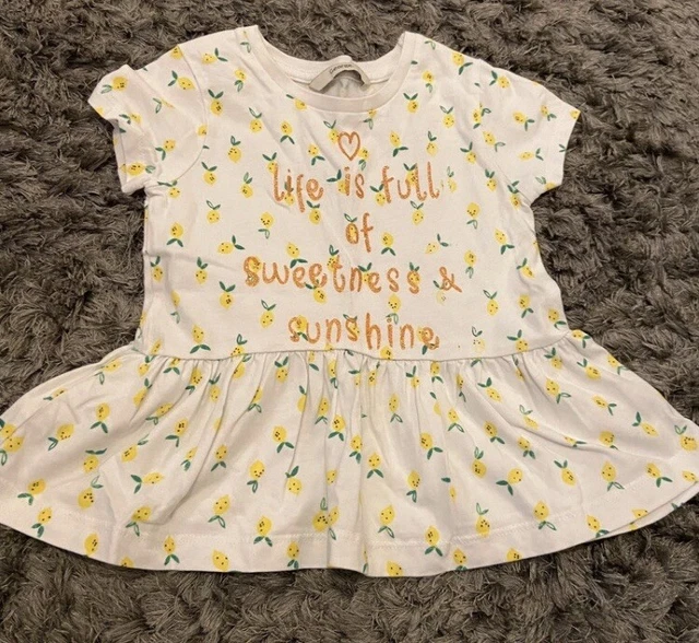 Toddler girls summer clothing bundle, age 2-3 years, shorts tops dress, H&M 2
