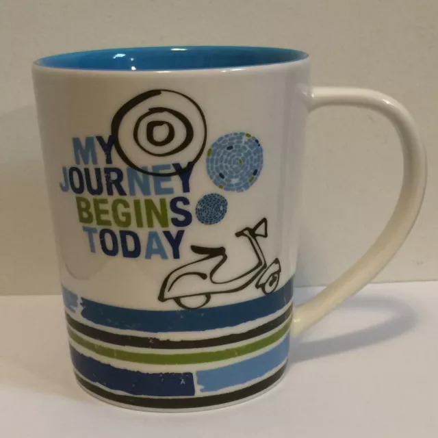 Starbucks 2008 My Journey Begins Today Coffee Tea Mug 14oz