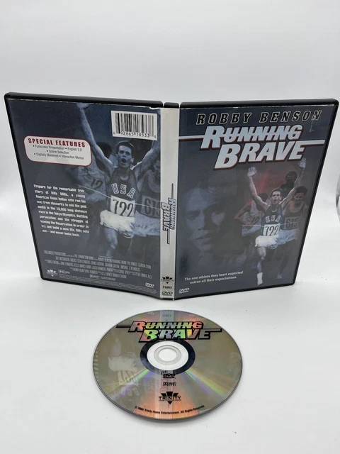 Running Brave (DVD 1983) Robby Benson Pat Hingle OOP RARE Film Olympics Movie