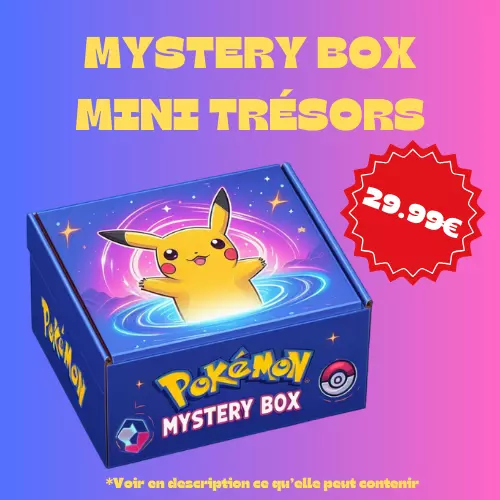 🌟 Boîte Mystère Mini Trésors Pokémon | Boosters, Articles Exclusifs Garantie 🌟