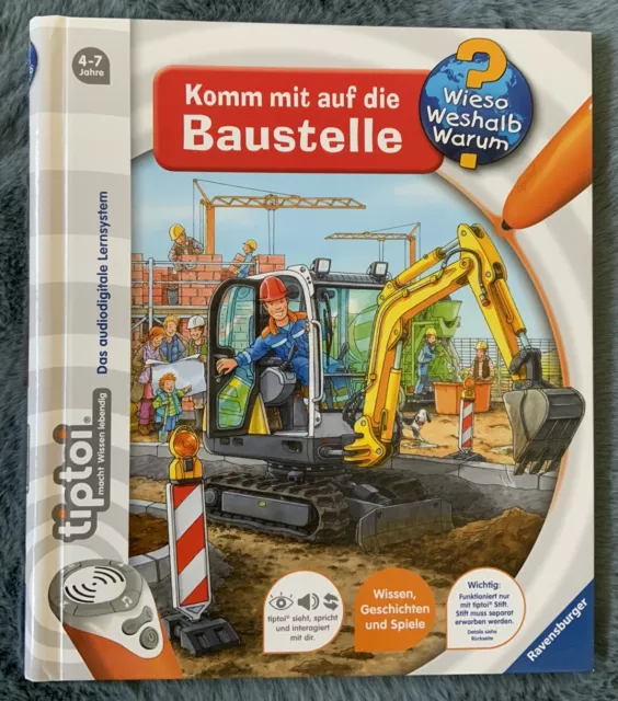 Tiptoi Buch | Komm mit auf die Baustelle | Wieso? Weshalb? Warum?