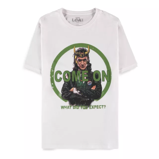 MARVEL COMICS Loki Come On! What Did You Expect? T-Shirt, Male (TS152575LOK)