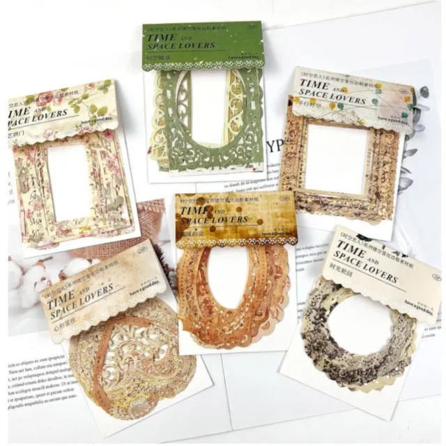 Multicolored Lace Paper  Aesthetic Paper Scrapbooking Supplies Lace Frames  DIY