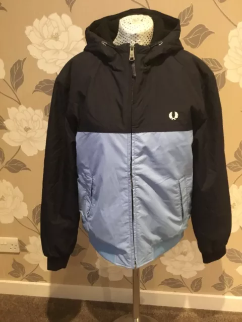 Fred perry hotsell hooded panelled jacket