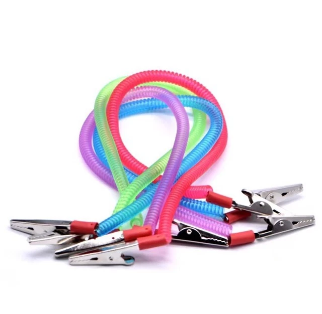 5 Pcs Dental Scarf Clip Spring Saliva Towel telescopic clip