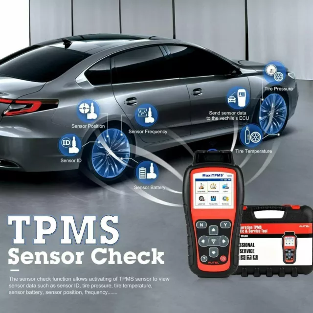 2023 Autel TS508K TPMS Dignostic Tool Car Tire Pressure Monitoring + 8PCS Sensor 3