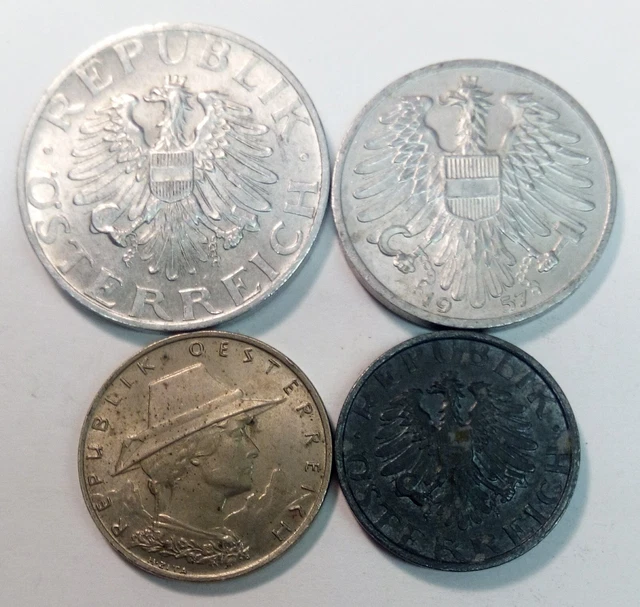 Autriche - Lot pièces monnaie 2