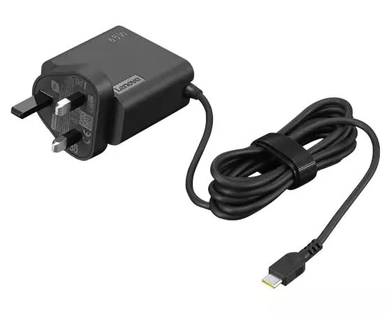 Lenovo 65W USB-C Wall Adapter UK power adapter/inverter Indoor Black