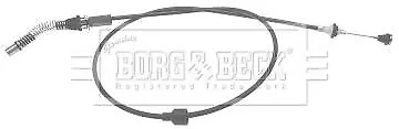 Borg & Beck BKA1005 Accelerator Cable Throttle Air Supply Fits Ford Fiesta