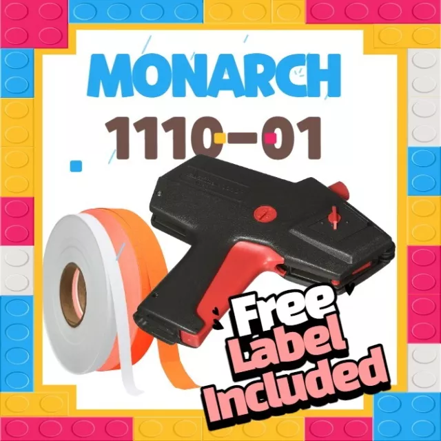 Monarch 1110-01 Price Gun with One Label included Free return