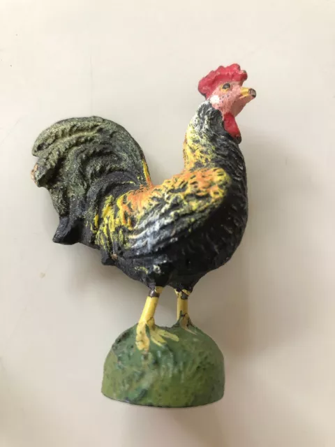 Hahn Cock Huhn Vintage Elastolin Hausser (?) Masse Figur