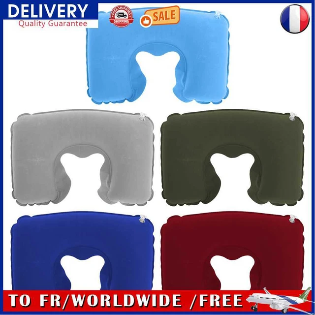 Inflatable Air Pillows Foldable Portable Sleeping Break Neck Pillow Head Rest