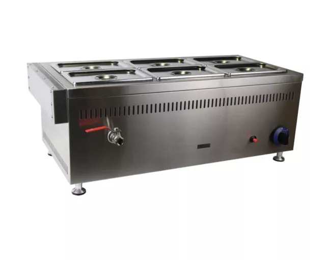 LPG Ready Bain Marie, Infernus Propane Gas Food Warmer For Catering Trailer,