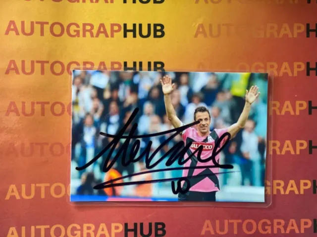 autografo Alessandro Del Piero foto Juventus