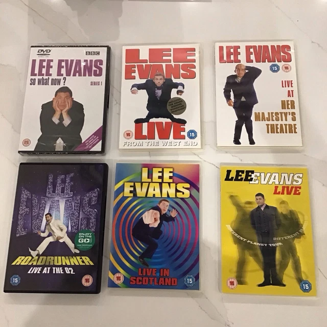 LEE EVANS DVD Box Set Bundle Live Tour The Best of DVD New Sealed